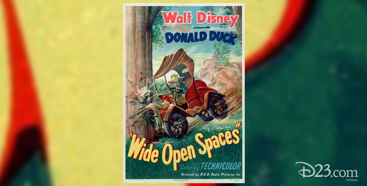 Disney Cartoon Wide Open Spaces with Donald Duck