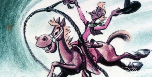Photo of Widowmaker, Pecos Bill’s horse