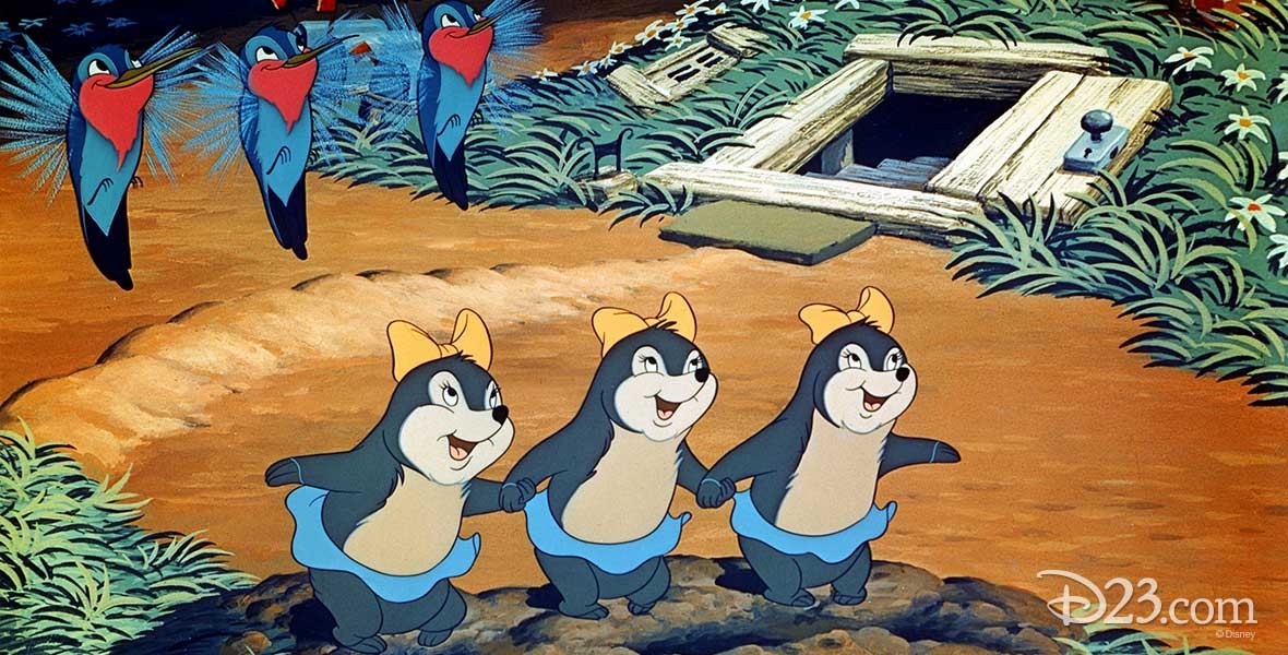 Animated Characters Singing Zip-A-Dee-Doo-Dah from Disney Film Song of the South