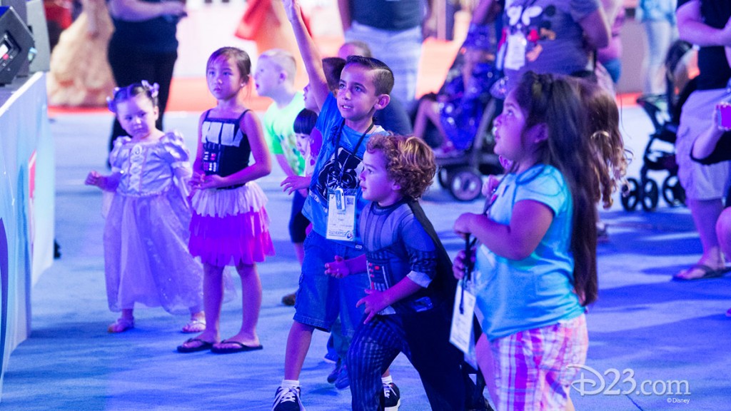 Fans dancing at D23 EXPO 2015