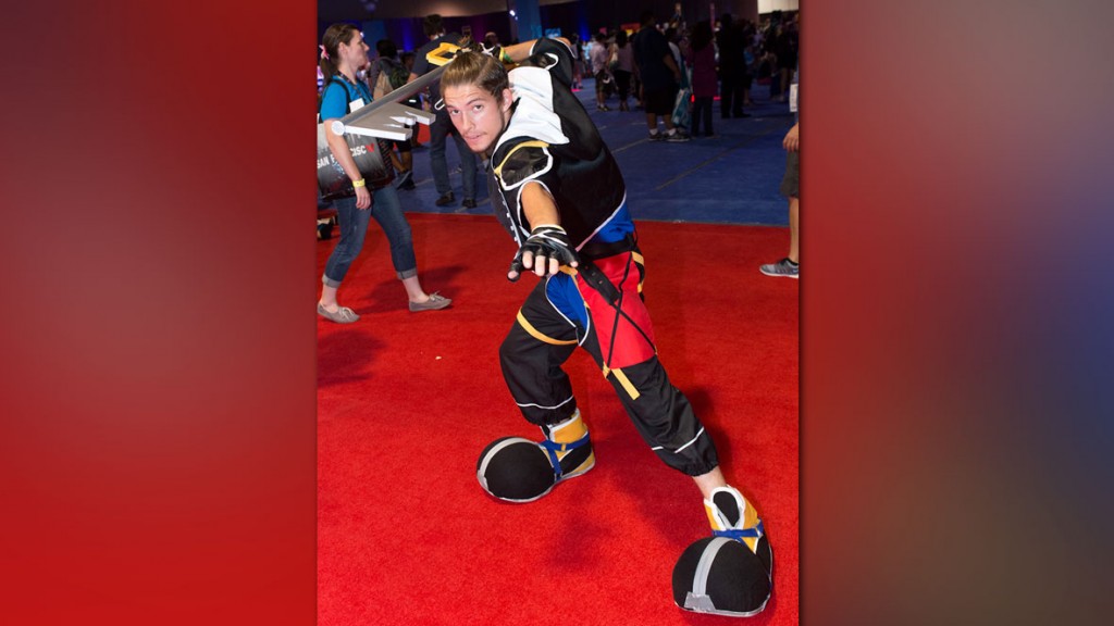 Fan dressed in costume at D23 EXPO 2015