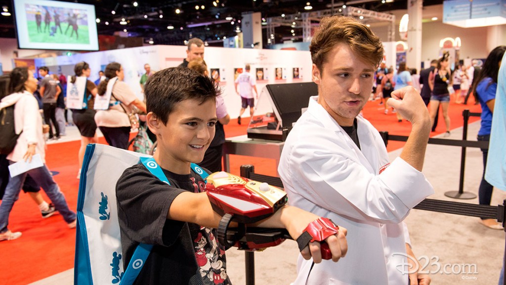 Boy playing with Disney Playmation at D23 EXPO 2015