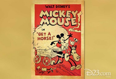 Poster for Disney Animated short Mickey Mouse film Get a Horse