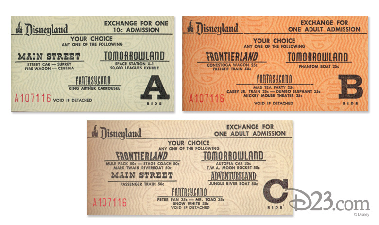 E” Ticket Memories: Five Favorite Facts About Ticket Books - D23