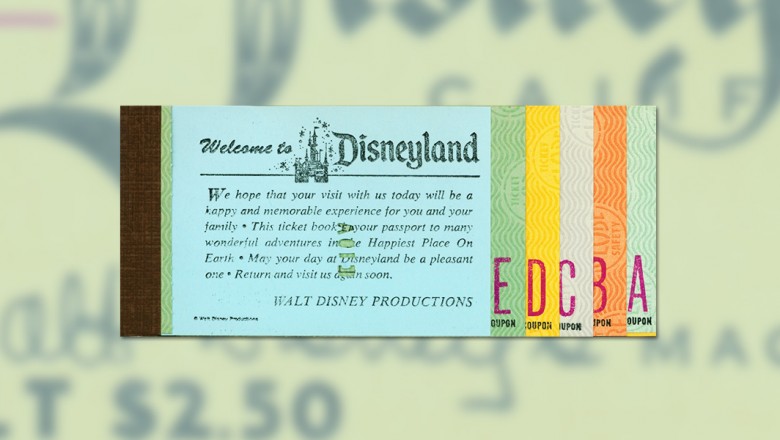 Dek de tafel Markeer vernieuwen E” Ticket Memories: Five Favorite Facts About Ticket Books - D23