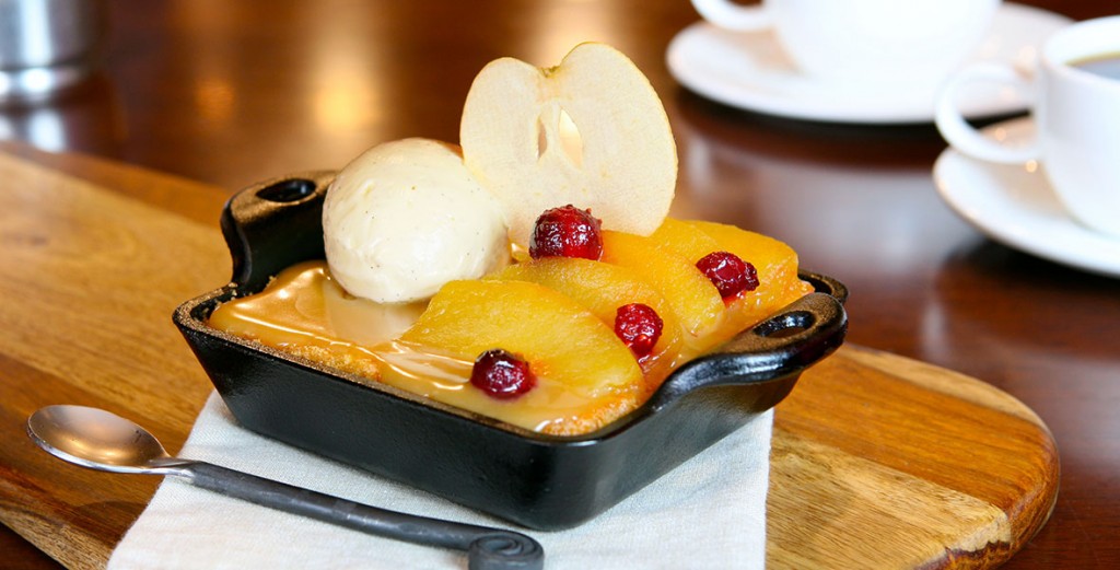 Steakhouse 55’s Warm Apple Butter Cake