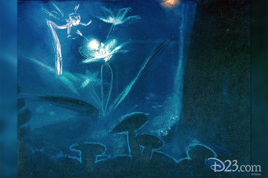 Concept art from the Nutcracker Suite animated segment.