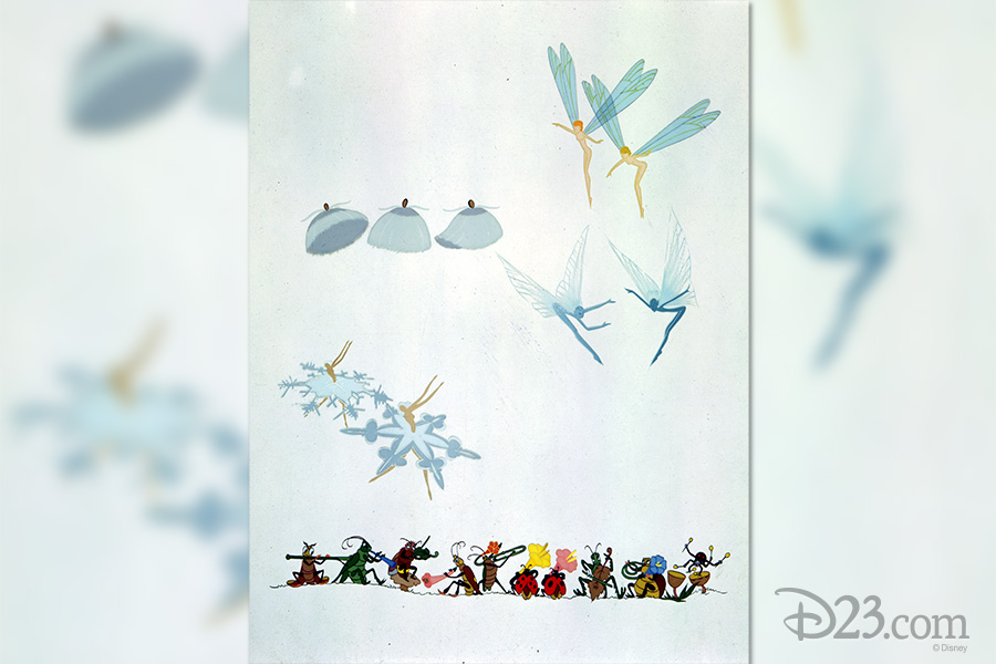 Concept art from the Nutcracker Suite animated segment.