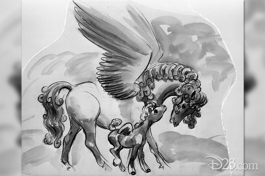 Concept art from The Pastoral Symphony animated segment.