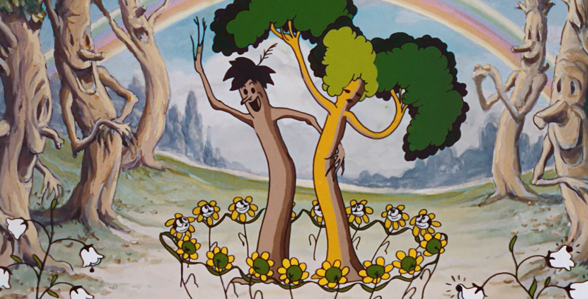 Деревья дисней. Disney «цветы и деревья» 1932. Деревья мультяшные. Дерево из мультика.