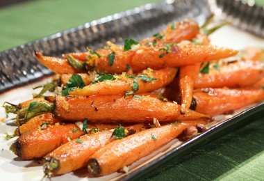 Ginger glazed carrots