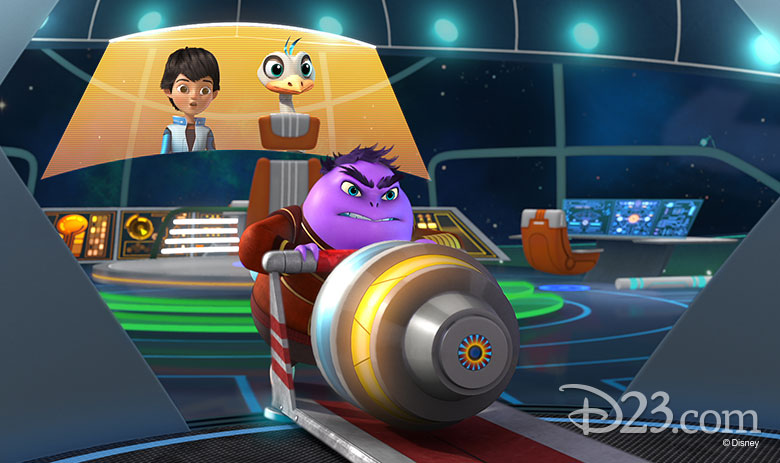 Mark Hamill voices the villain Gadfly Garnett in Disney Junior’s intergalactic animated series, Miles from Tomorrowland.