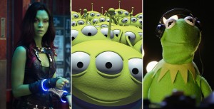Gamora, Aliens, and Kermit the Frog