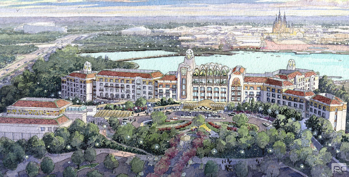 Shanghai Disneyland Hotel concept