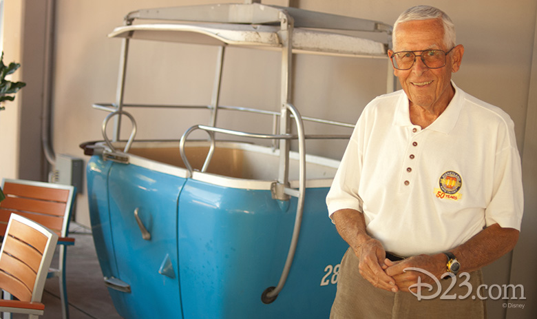 Bob Gurr with a Skyway bucket