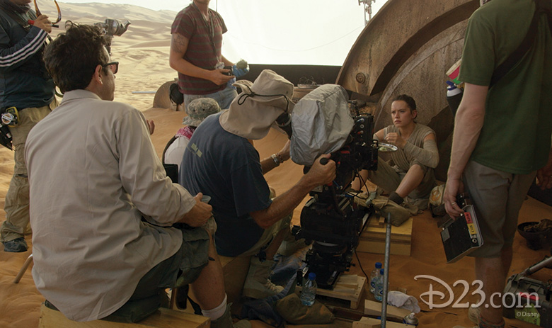 Behind the scenes of Star Wars: The Force Awakens