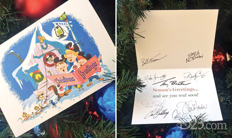 D23 Christmas card gift