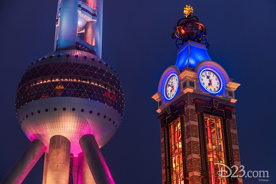 Shanghai Disney Store Clock Tower