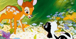 Bambi and Flower