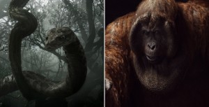 Kaa and King Louie