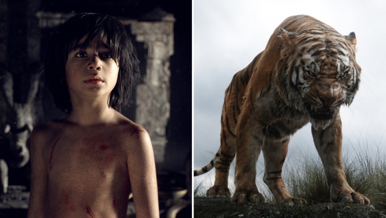 Mowgli and Sheir Kahn