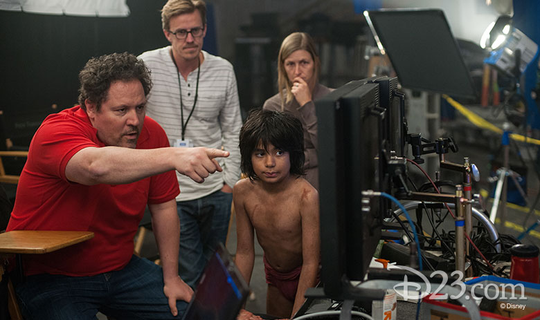 Jon Favreau and Neel Sethi