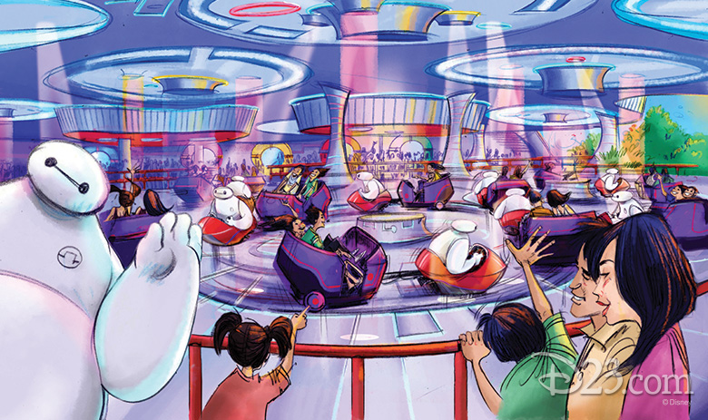 Big Hero 6 attraction concept art