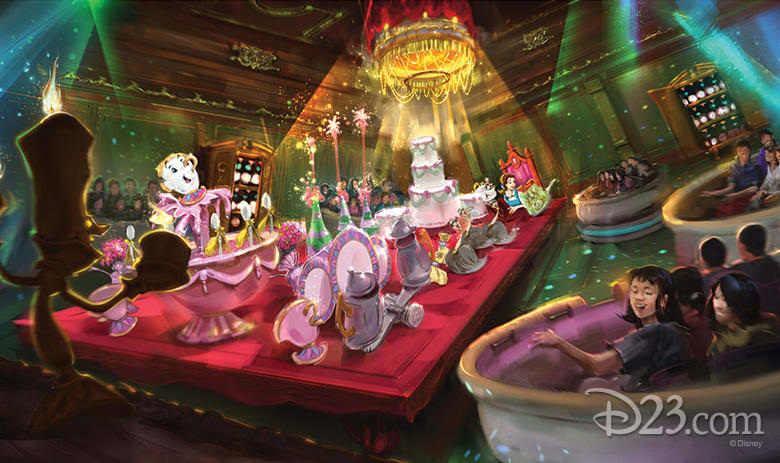 Beauty and the Beast attraction concept art