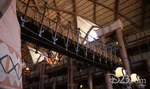 Animal Kingdom Lodge rope suspension bridge