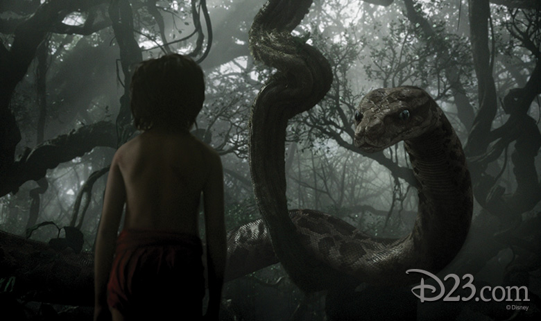 Mowgli and Kaa