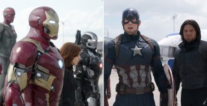 Team Iron Man and Team Cap