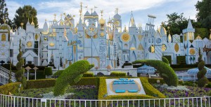it's a small world exterior at Disneyland