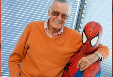 Stan Lee with Spider-Man