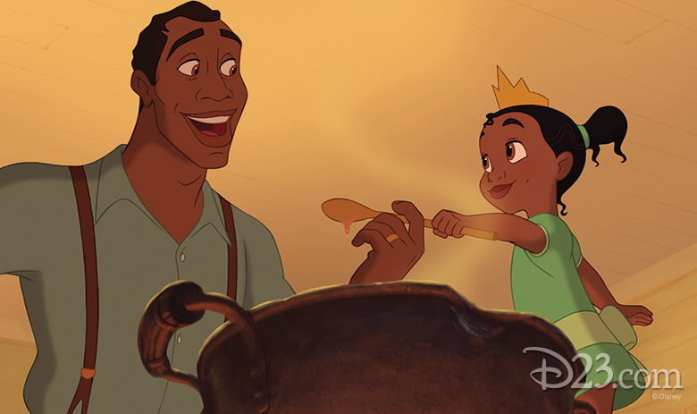 Tiana and her father