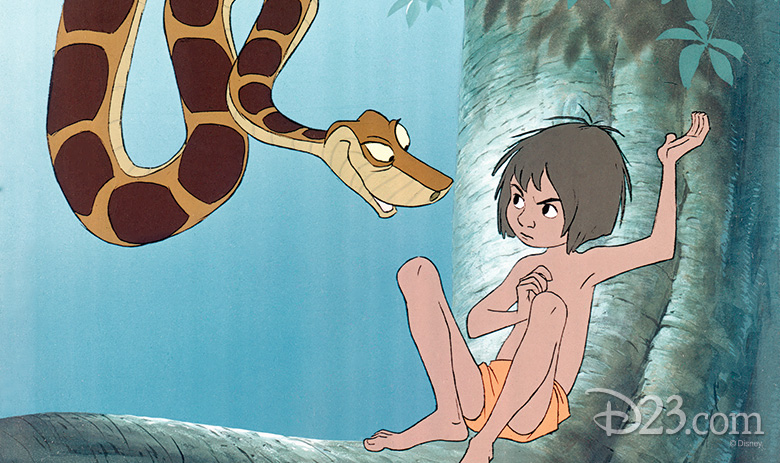 Kaa and Mowgli