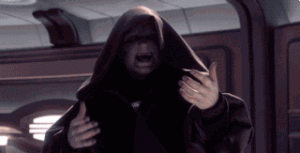Darth Sidious Star Wars animated gif