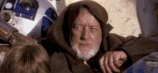 Obi-Wan Kenobi Star Wars animated gif