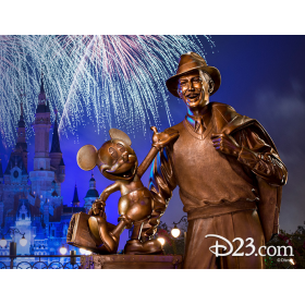 Storyteller's Statue at Shanghai Disneyland