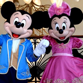 Mickey and Minnie at Shanghai Disneyland Hotel