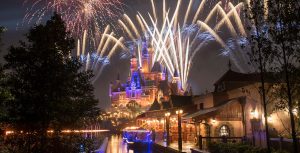 Fireworks at Shanghai Disneyland