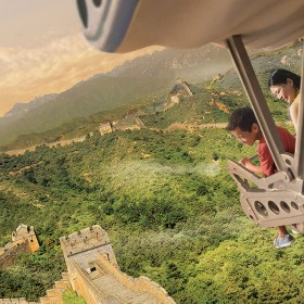 Soarin' over the Great Wall of China