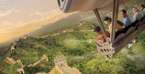 Soarin' over the Great Wall of China