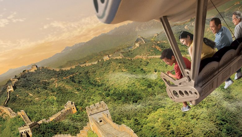 Soarin' over the Great Wall of China