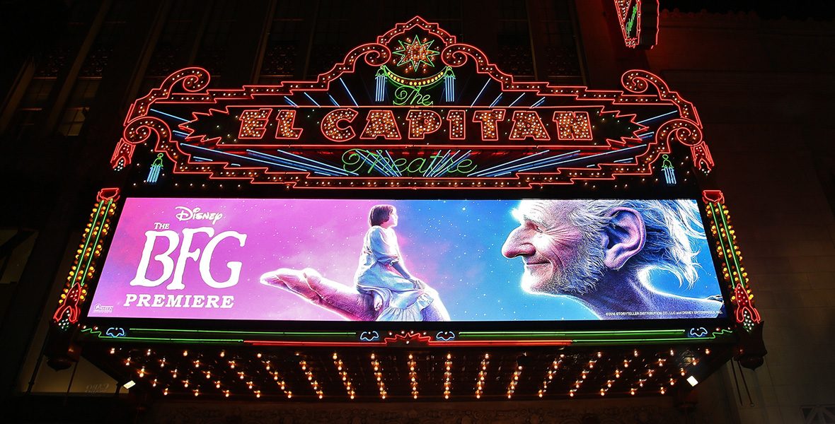 The BFG marquee