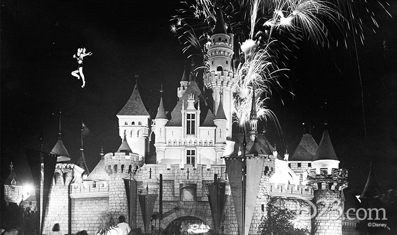 Disneyland fireworks 1960s