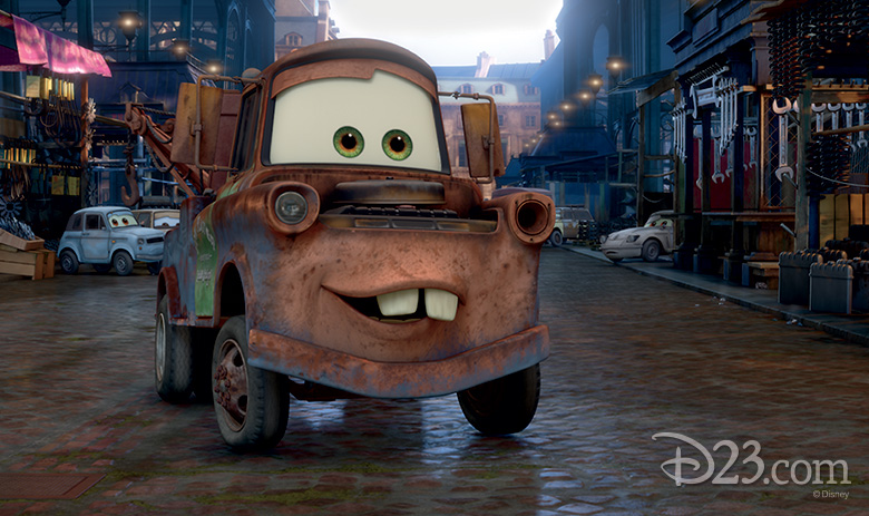 Characters - Pixar Animation - Cars - Tow Mater - D23