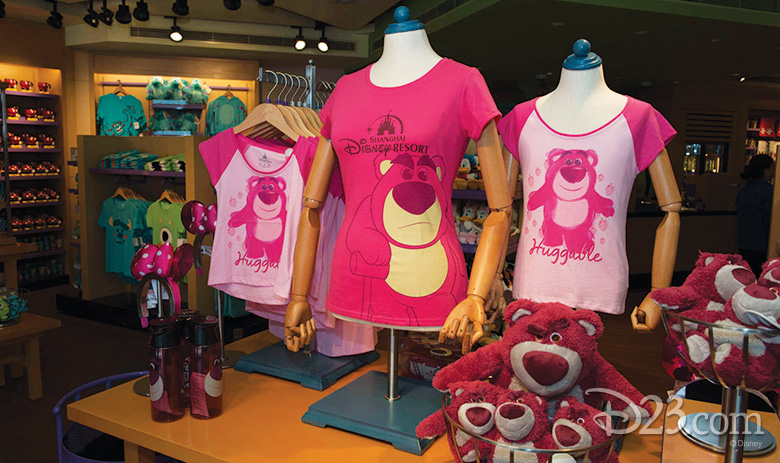 Lotso Merchandise at Toy Story Hotel