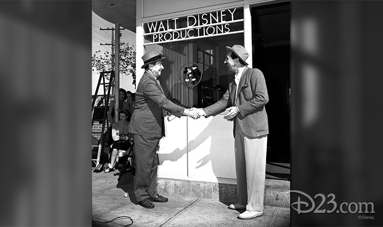 Walt Disney on the Studio Lot