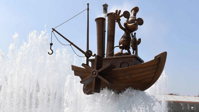 Steamboat Willie Fountain