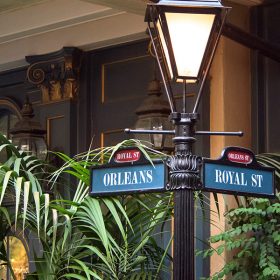 New Orleans Square street sign